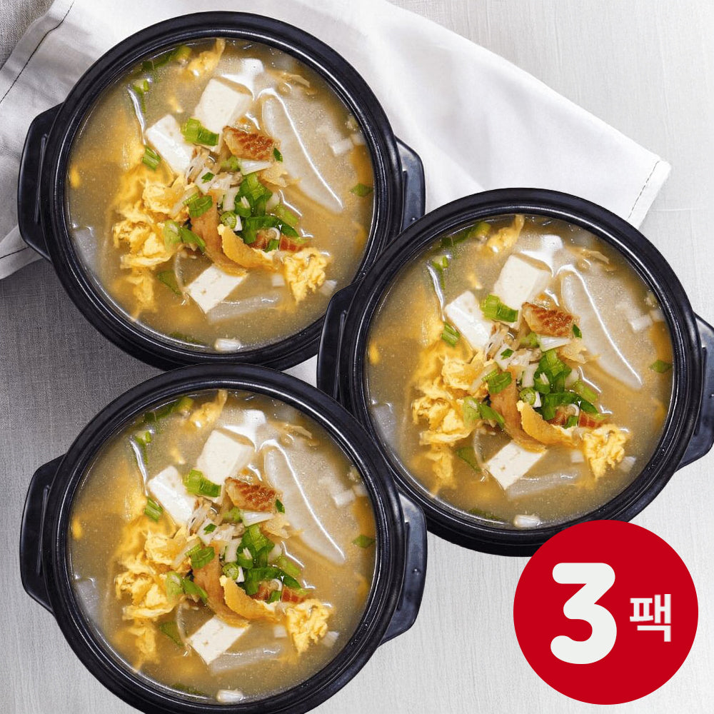 Kyodong Foods - Dried Pollack Hangover Soup 500g (Store at room temperature) X 3 packs Expiration date: November 26, 2026