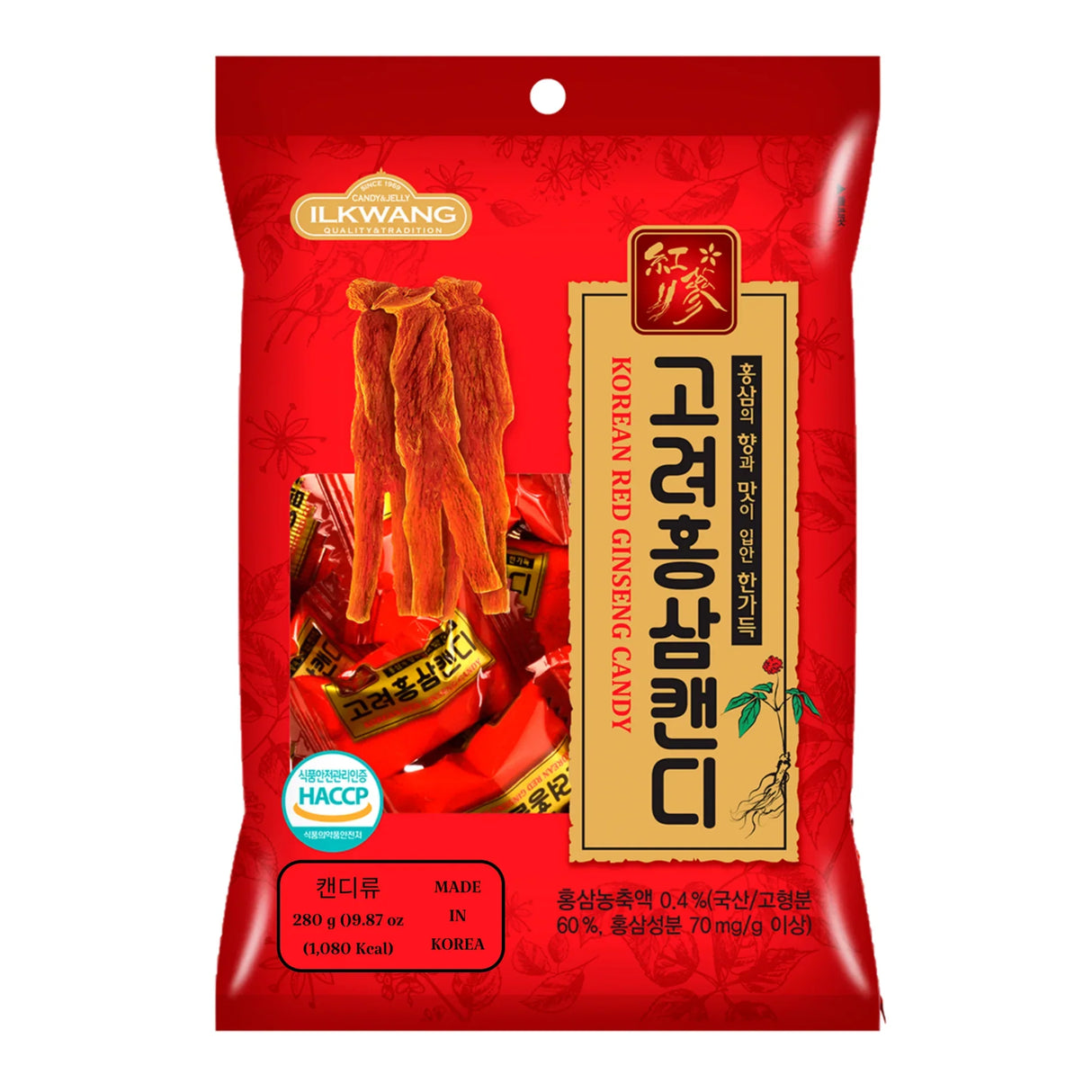 Ilkwang Confectionery - Goryeo Red Ginseng Candy 280g