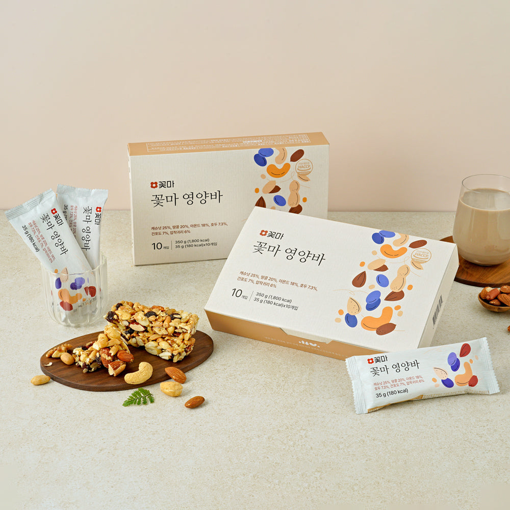 NEW Kkotma Nutrition Bar 30g x 10 packs x 3 boxes Expiration date: December 30, 2026