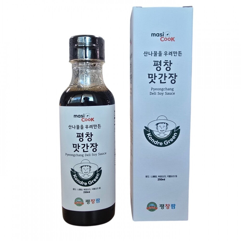 Pyeongchang Farm - Pyeongchang Flavored Soy Sauce Made with Wild Vegetables 250ml