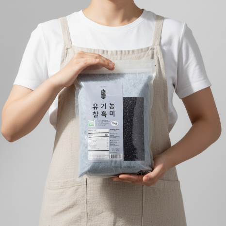 Organic Glutinous Black Rice 1kg (Limited to 2 Bags per Order)