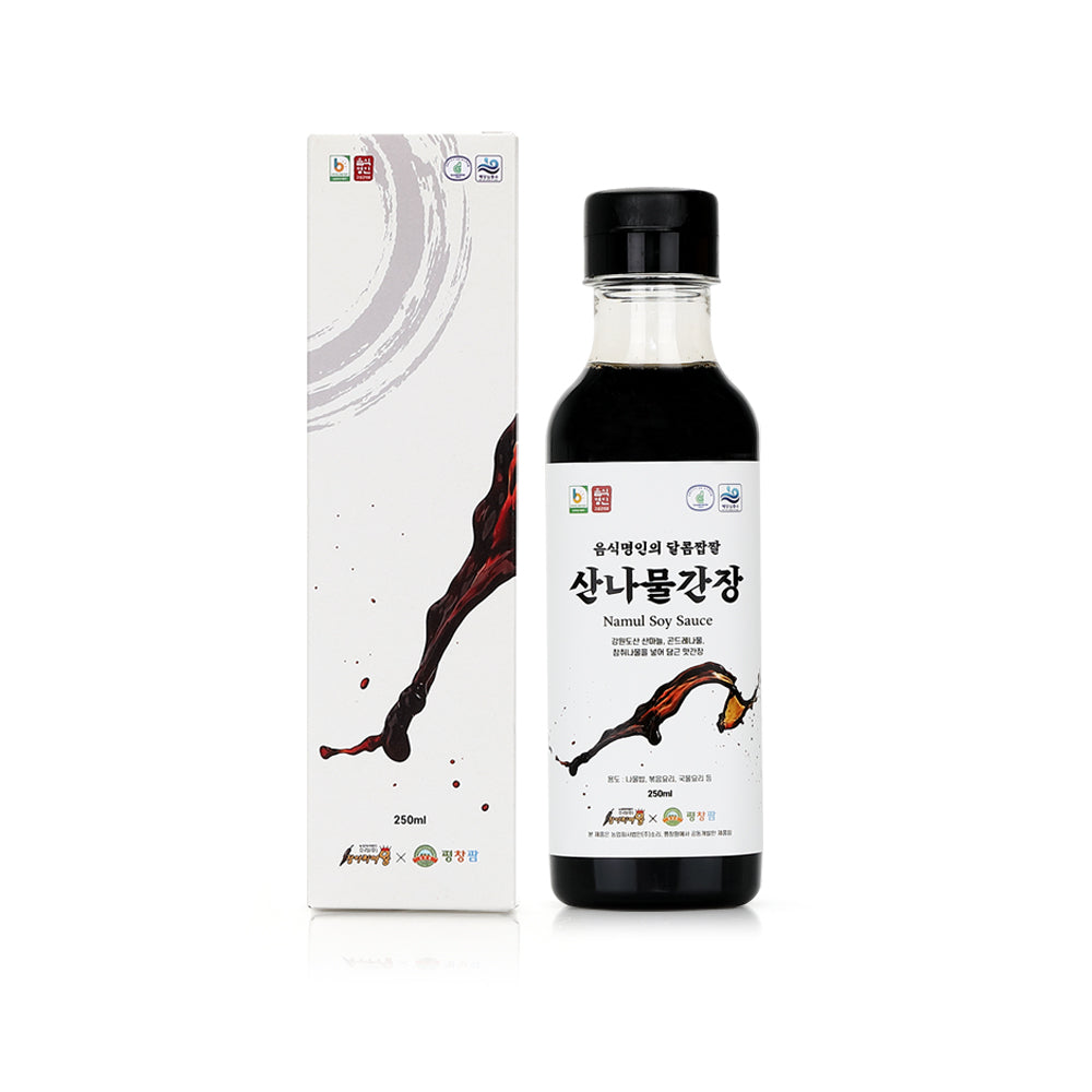 Pyeongchang Farm - Wild Vegetable Soy Sauce 250ml