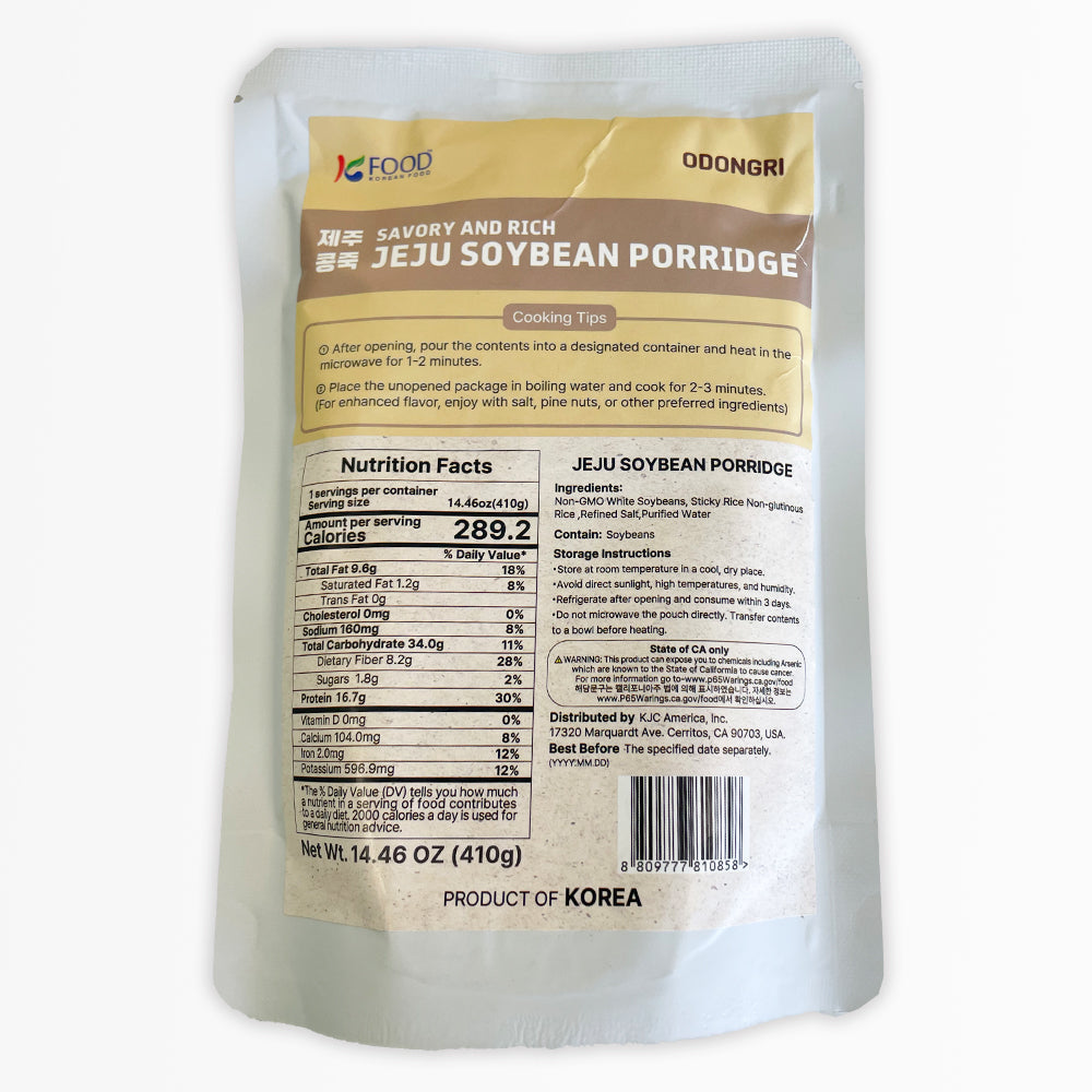 410g of bean porridge made with Paju Jangdan beans