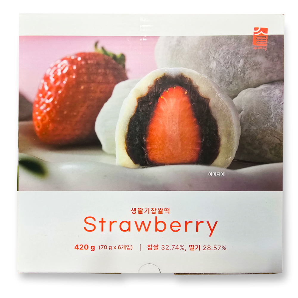Suradang - Fresh Strawberry Glutinous Rice Cake 420g