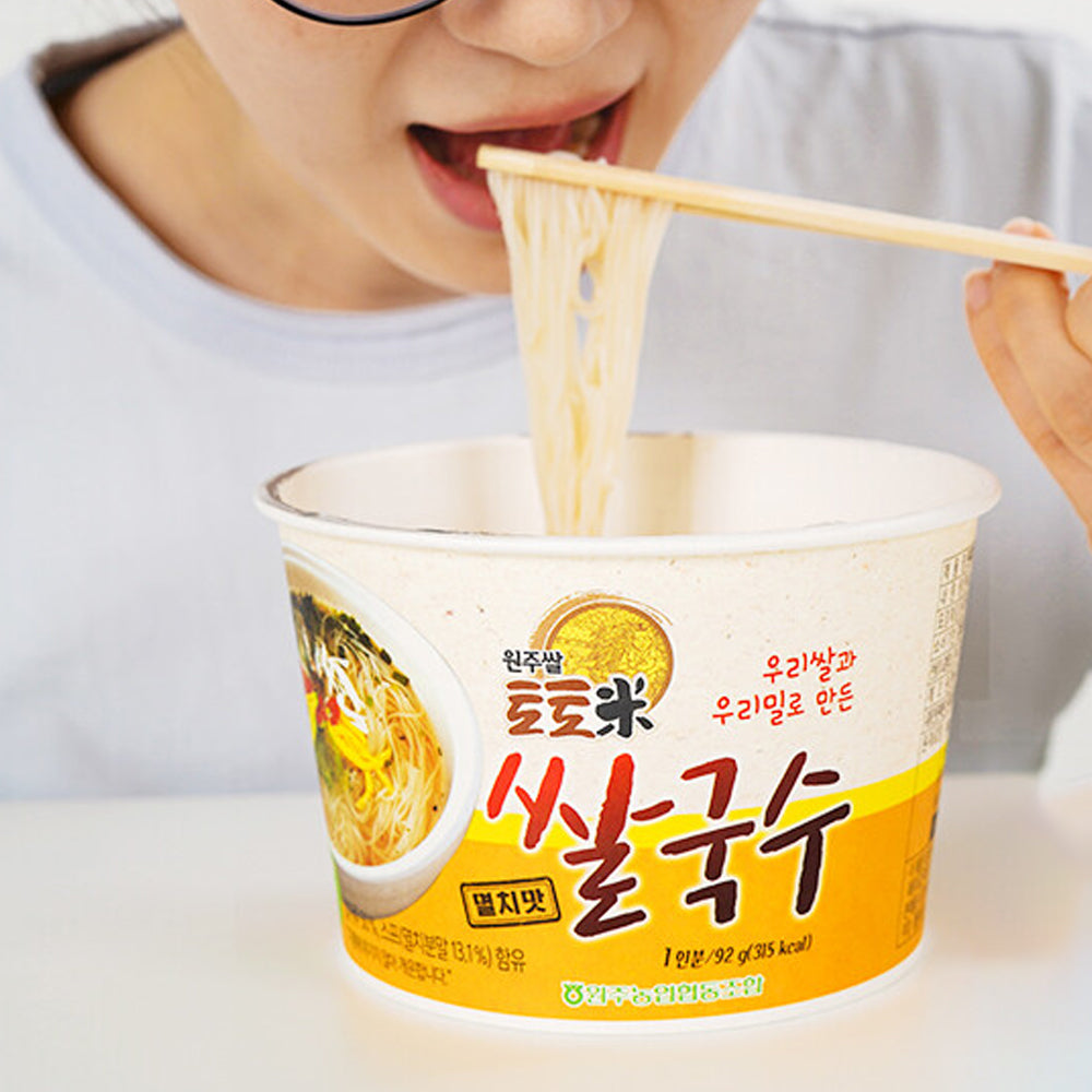 Wonju Rice Totomi Rice Noodles 92g Expiration Date: July 9, 2026