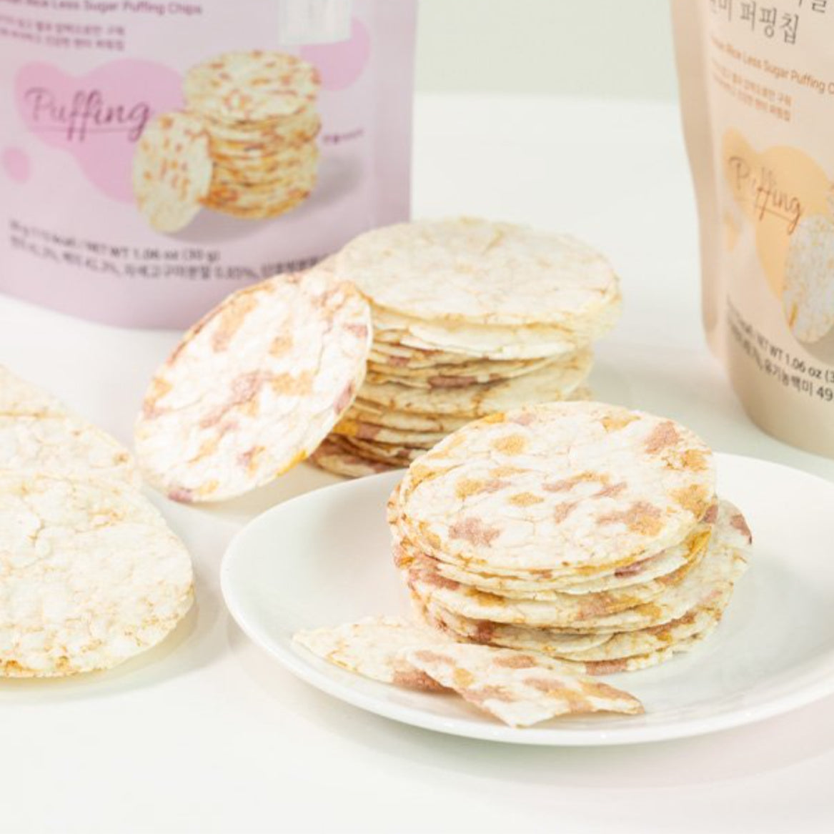 MADA Low-Sugar Brown Rice Puffed Chips — Purple Sweet Potato & Pumpkin (30 g) × 1 Bag