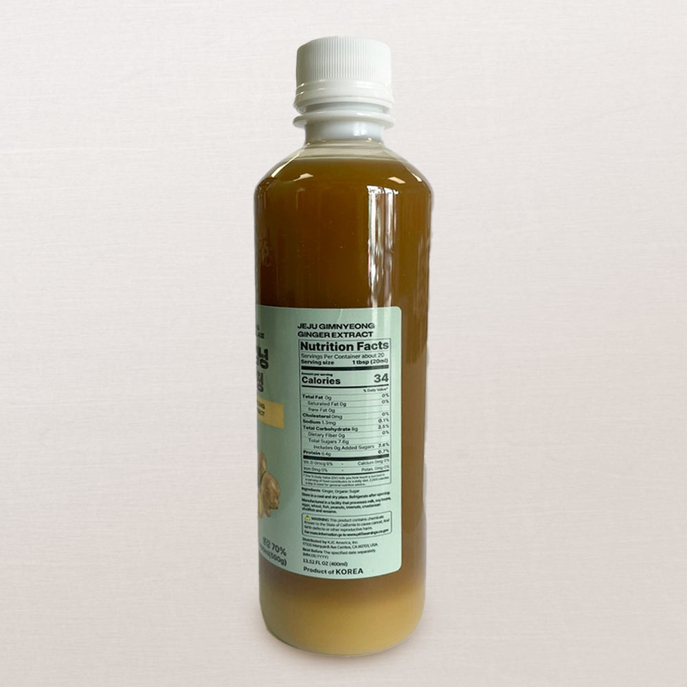 Jeju Gimnyeong Ginger Syrup 400ml Expiration Date: May 13, 2027