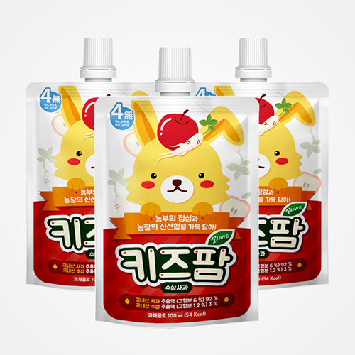Kids Farm Fruit & Vegetable Drink - Fresh Ginseng Apple (100ml*10 pack)
