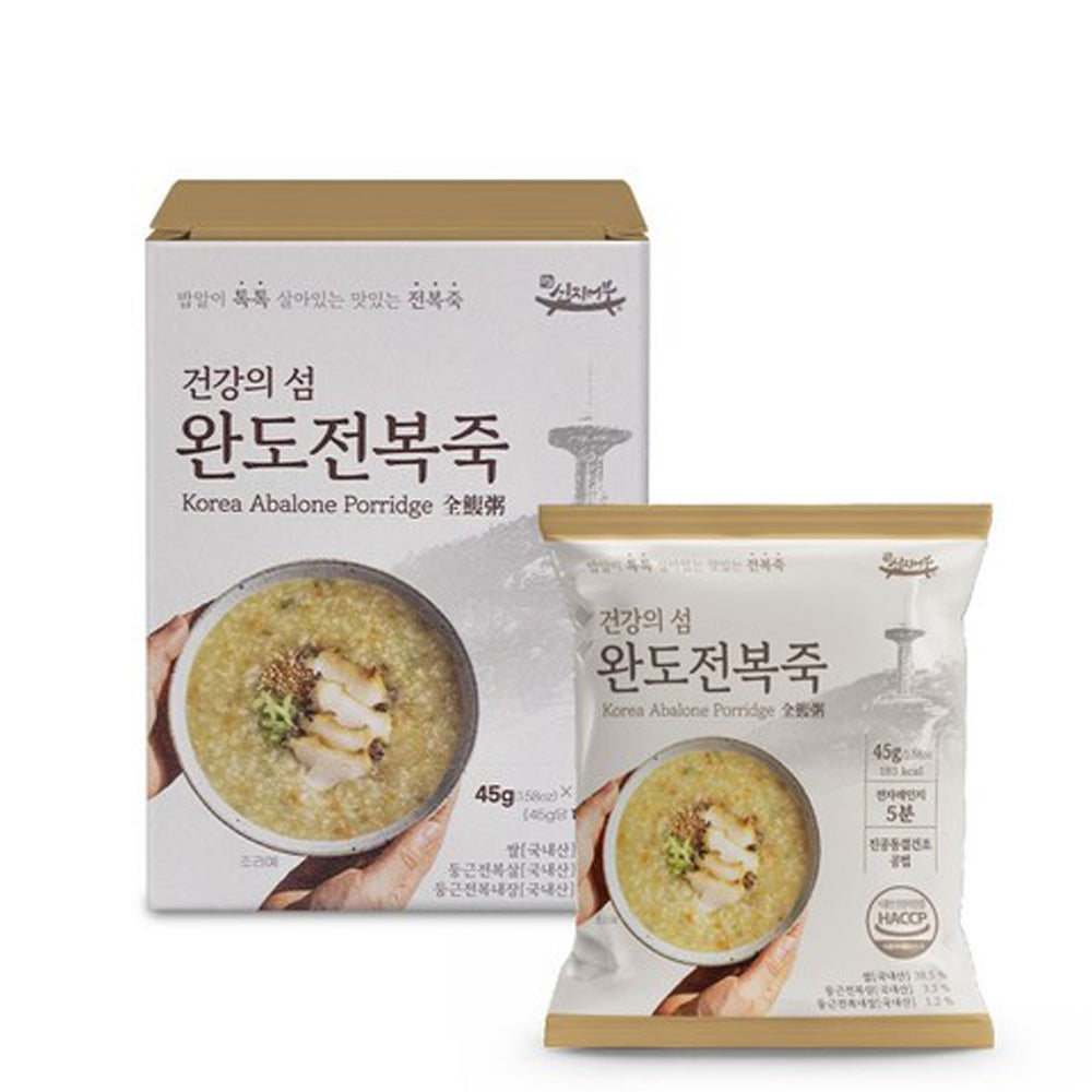 Wando Abalone Porridge 45g*5 packs (1 box)