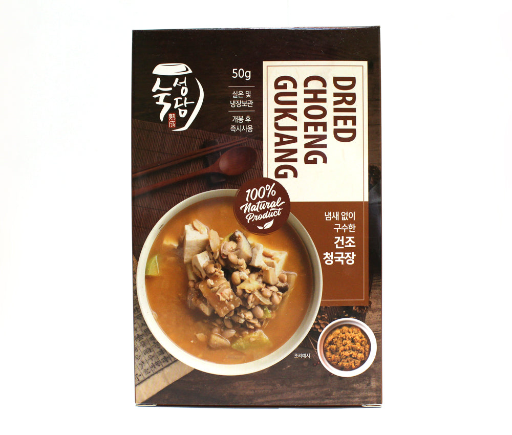 Sukseongdam Odorless and Savory Dried Cheonggukjang 1 Box (50g)