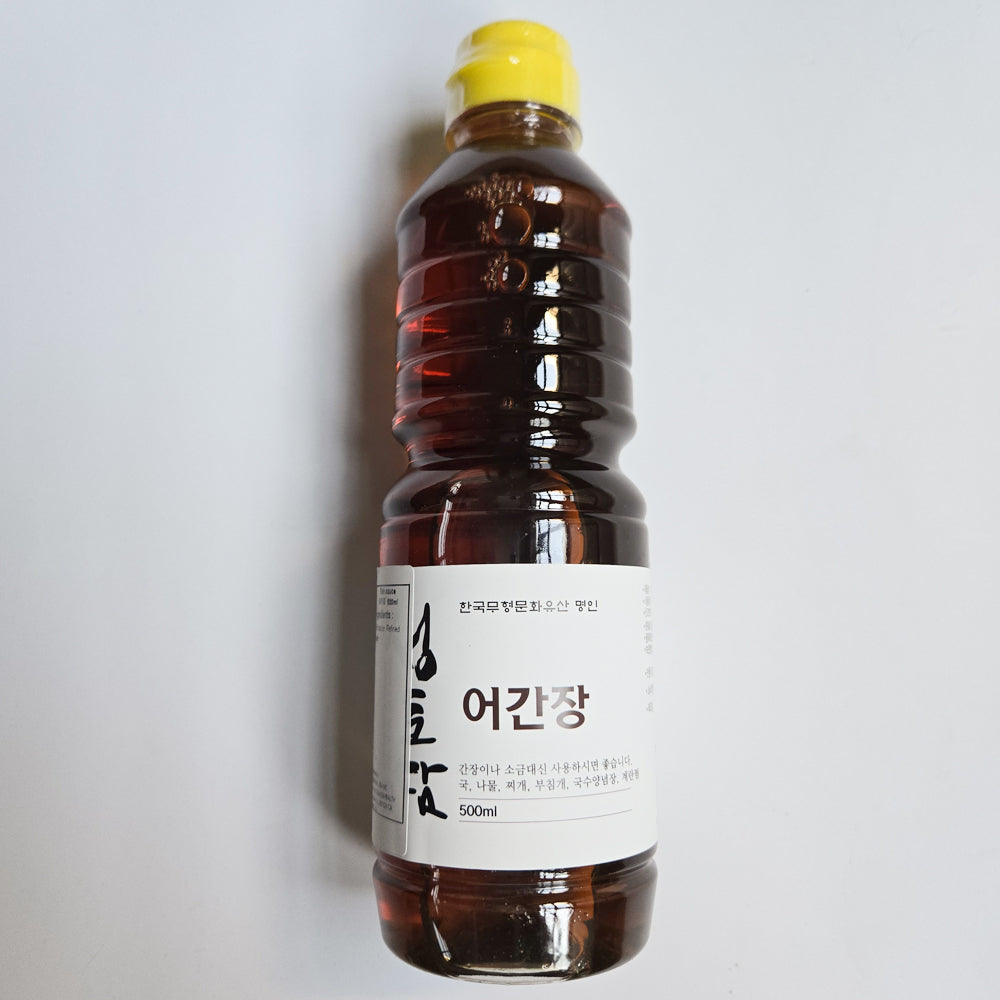 Jeongtodam Fish Soy Sauce 500ml Expiration Date: March 17, 2027