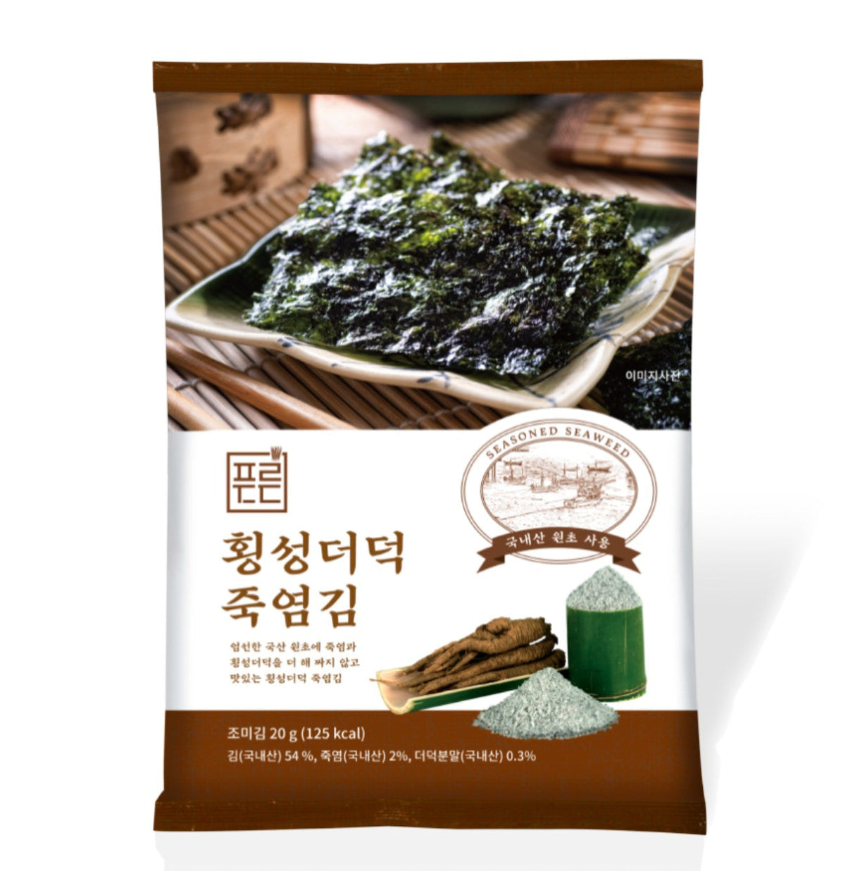 Pureun Didim - Hoengseong Deodeok Bamboo Salt Seaweed 20g