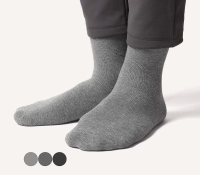 Everyday Convenient Men's File Mid-calf Socks (2 Pairs)
