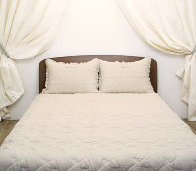 Cotton Tulip Quilted Comforter (Single)