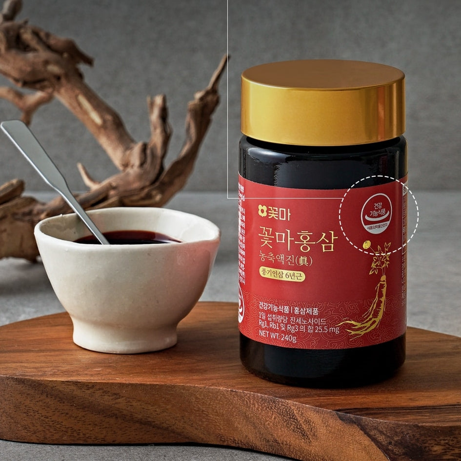 Kkotma Red Ginseng Concentrate Jin 240g - Expiration Date: April 18, 2027