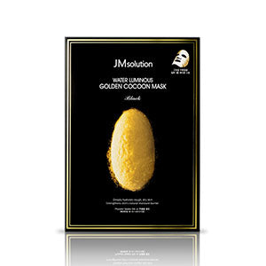 JM Solution Water Glow Golden Cocoon Mask Black 10 Sheets