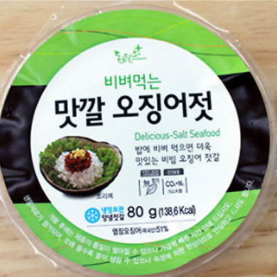 Delicious squid jeotgal for mixing 80g
