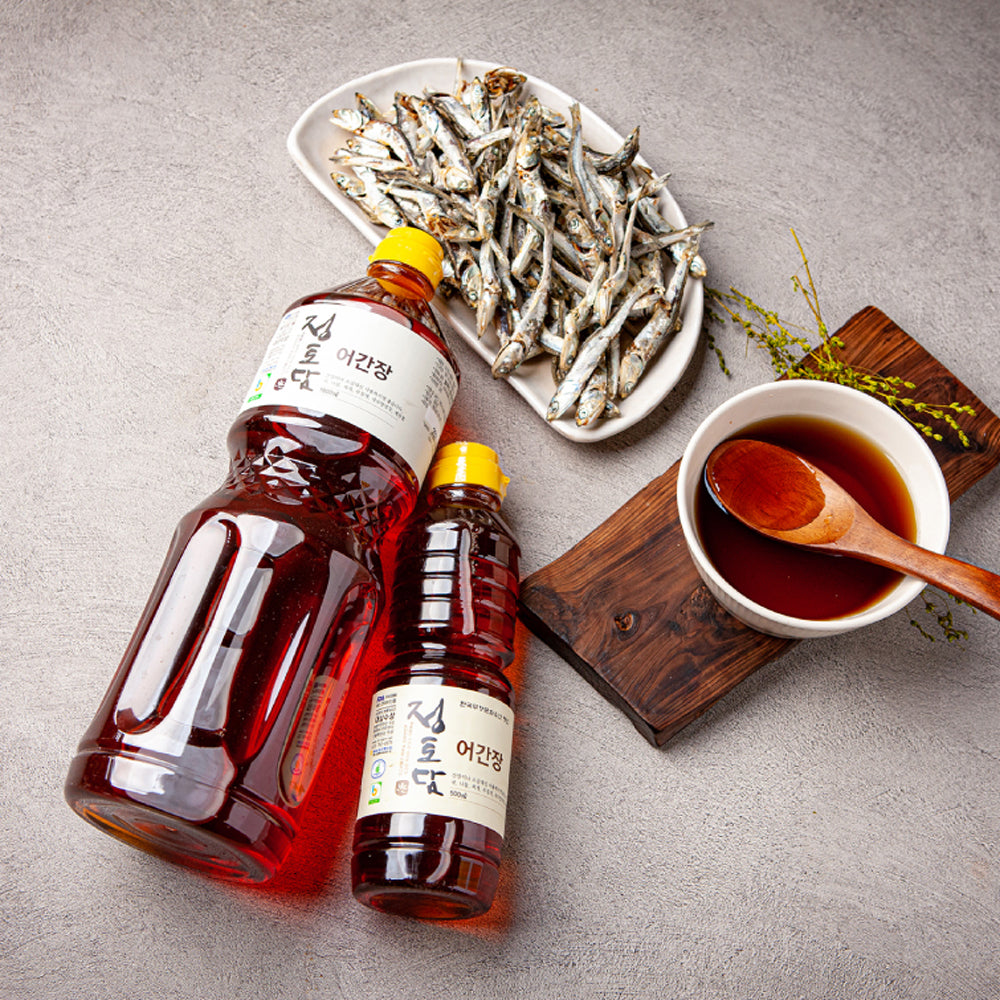 Jeongtodam Fish Soy Sauce 500ml Expiration Date: March 17, 2027