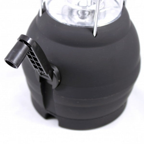 Battery-Free Solar Lantern - Outdoor LED Lantern - Hand Crank/Outlet/Solar Charge - LS-360