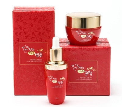 Flower Dew Highly Concentrated Ampoule & Cream - 2-Piece Set