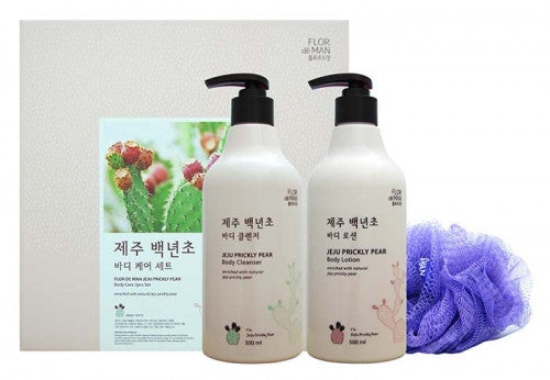 Jeju Prickly Pear Body Care Gift Set (Free Shopping Bag Included)
