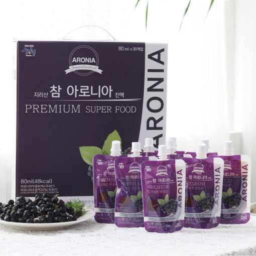 Jirisan Cham Aronia Extract 80ml * 30 packs (Limited to 2 per order)
