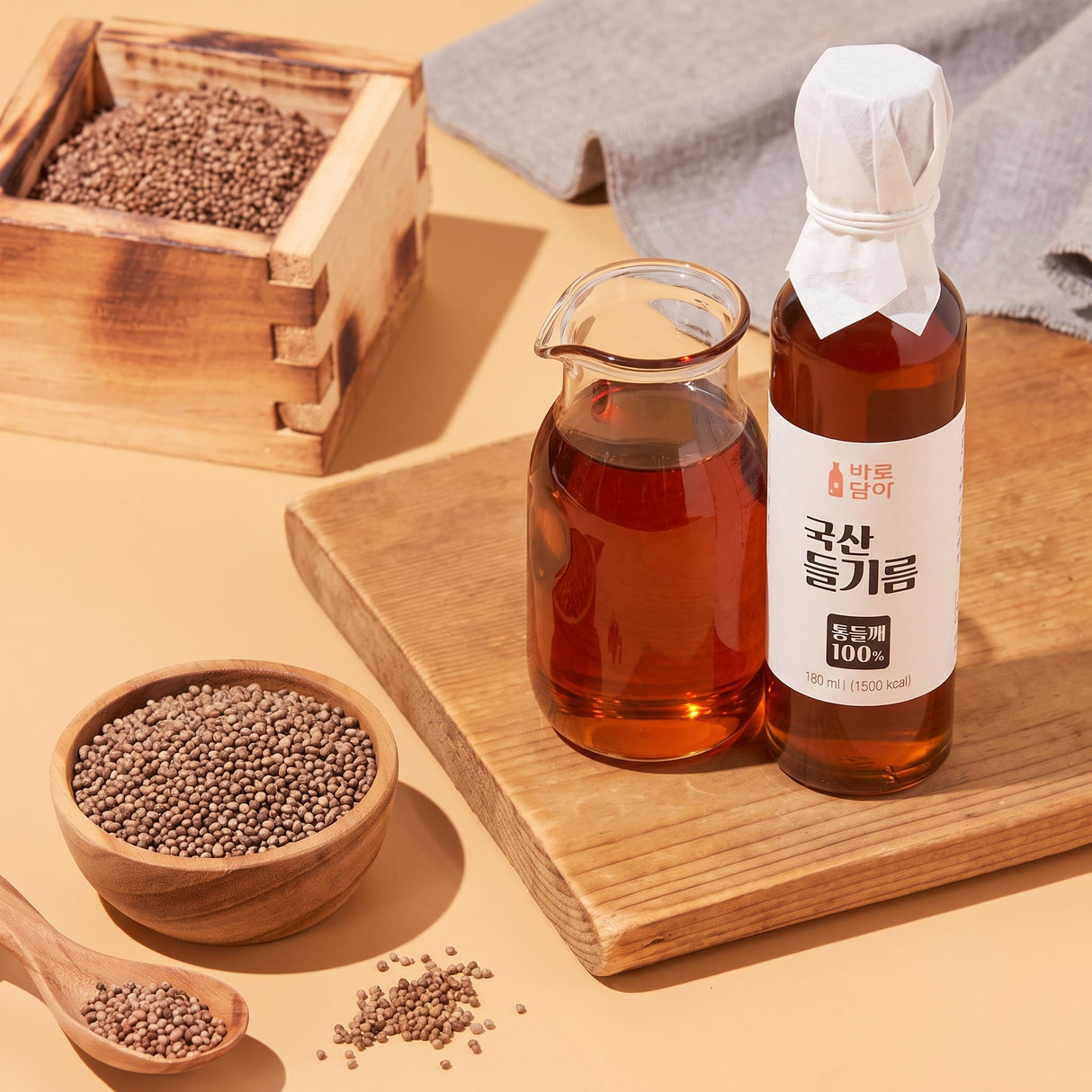 Hansaeng - Barodama Domestic Perilla Oil (180ml) Expiration Date: October 23, 2027