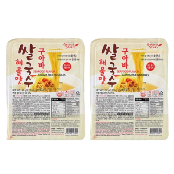 Guava Instant Non-Fried Rice Noodles - Seafood Flavor 92g x 2 Packs