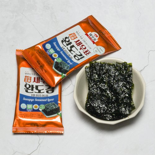 Wando Shrimp Brand 16-Pack Traditional Lunchbox Seaweed