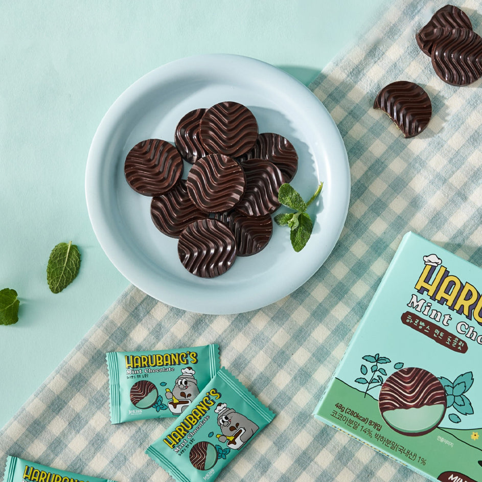 Jeju Harbangs Mint Chocolate 48g (8 pieces)