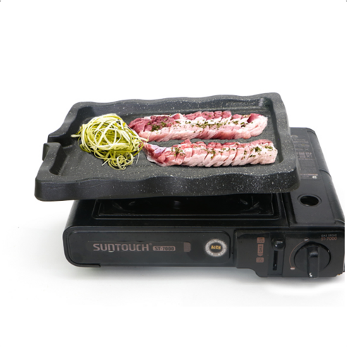 Deokheung - Thick 7mm Cast Iron Square Grill Plate (Small)