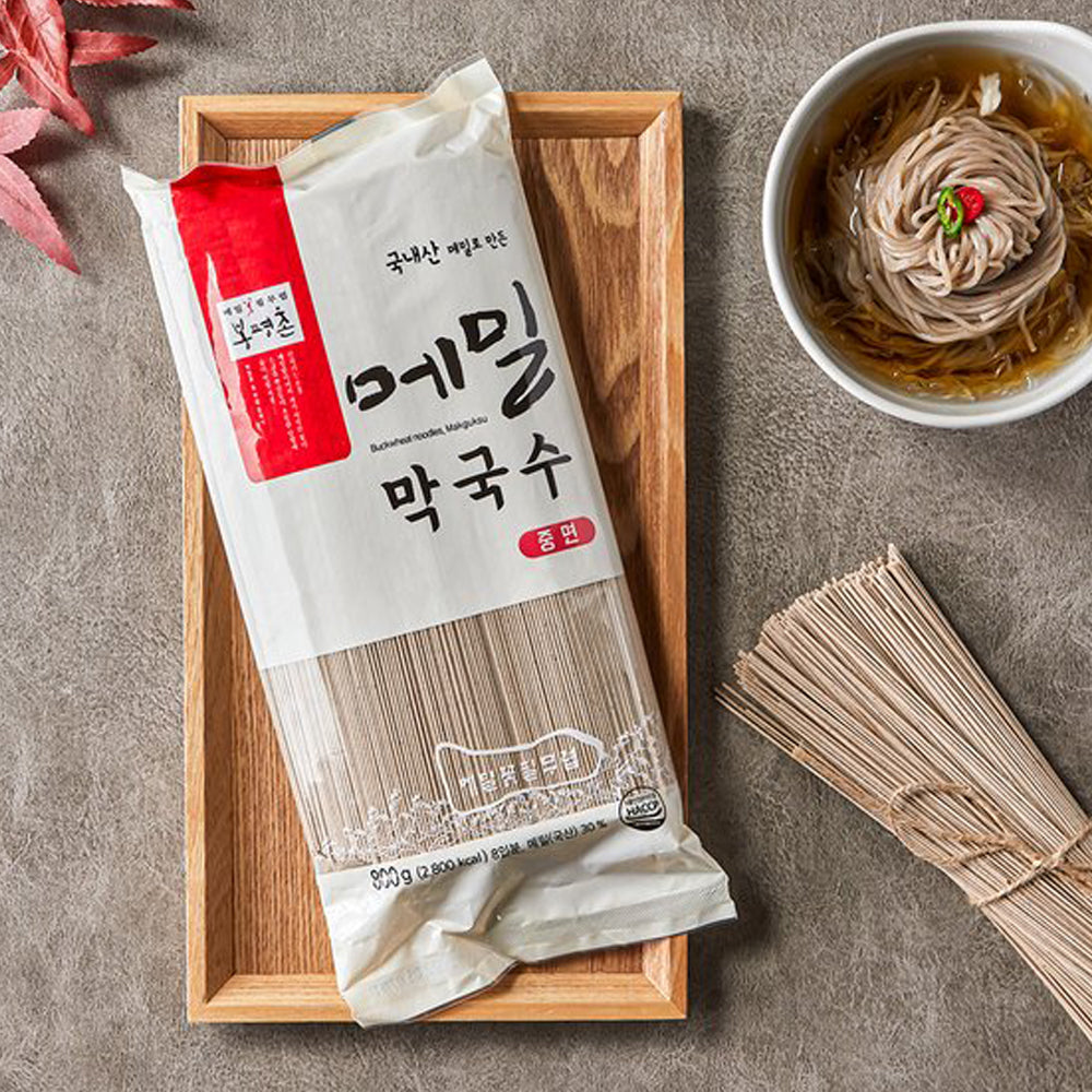 Bongpyeongchon - Buckwheat Makguksu (Medium Noodles) 800g