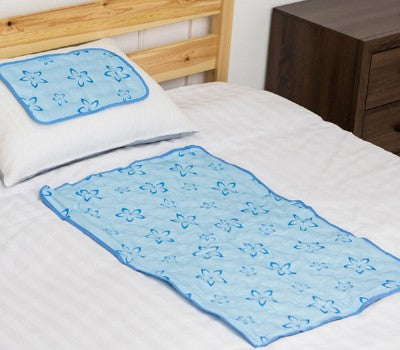 Cool Summer Ice Cooling Mat Single Set (1 Mat + 1 Pillow)