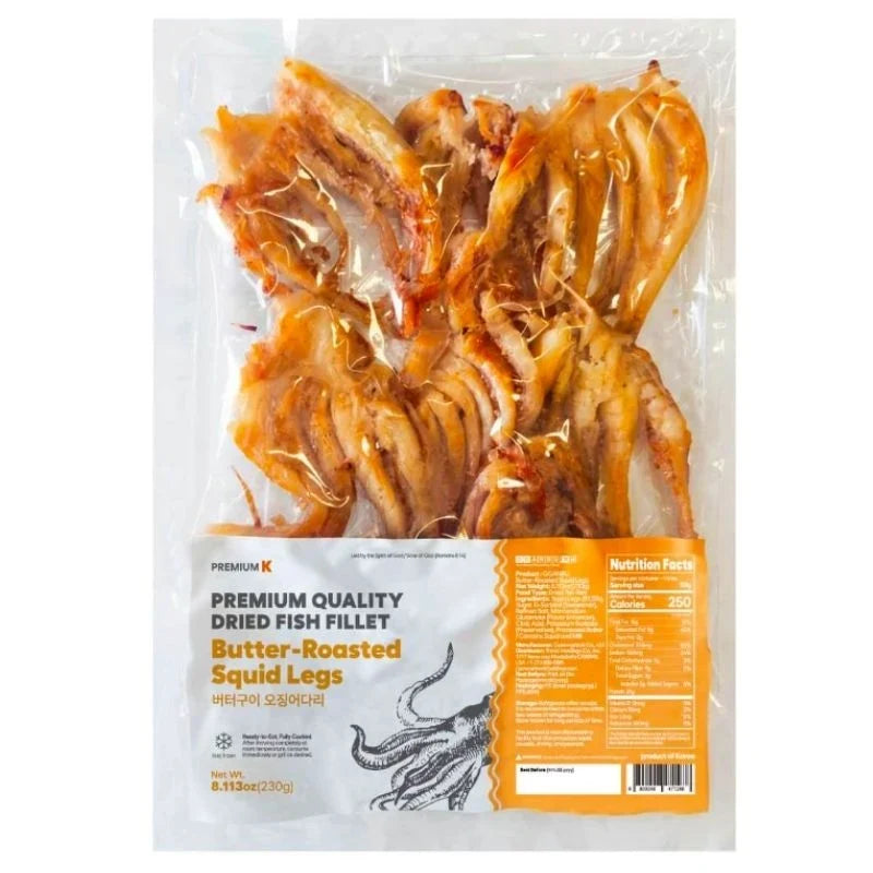 Kkanbu - Premium Butter-Grilled Squid Legs 230g