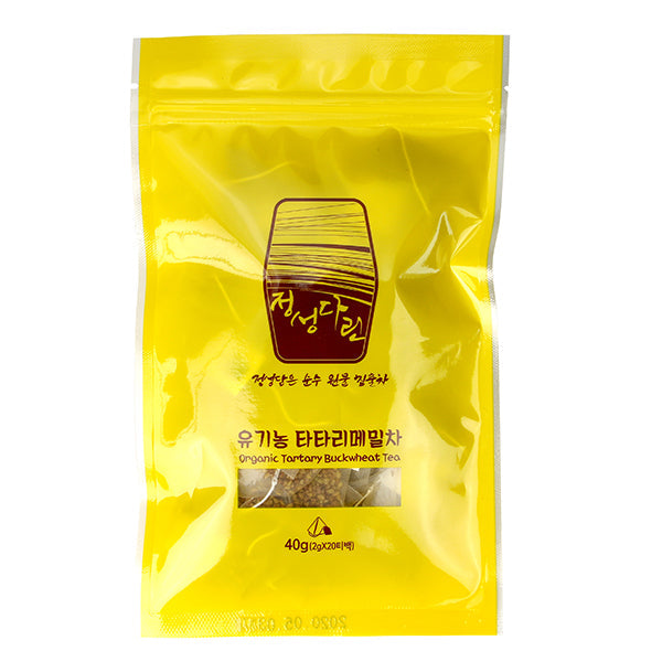 Jeongseongdarin - Organic Tartary Buckwheat Tea 40g (2g x 20 tea bags, zipper bag)