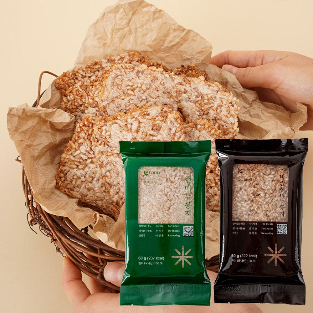 Gabanara Brown Rice Nurungji + GABA Rice Brown Rice Nurungji (60g * 5 packs * 2 boxes) Set