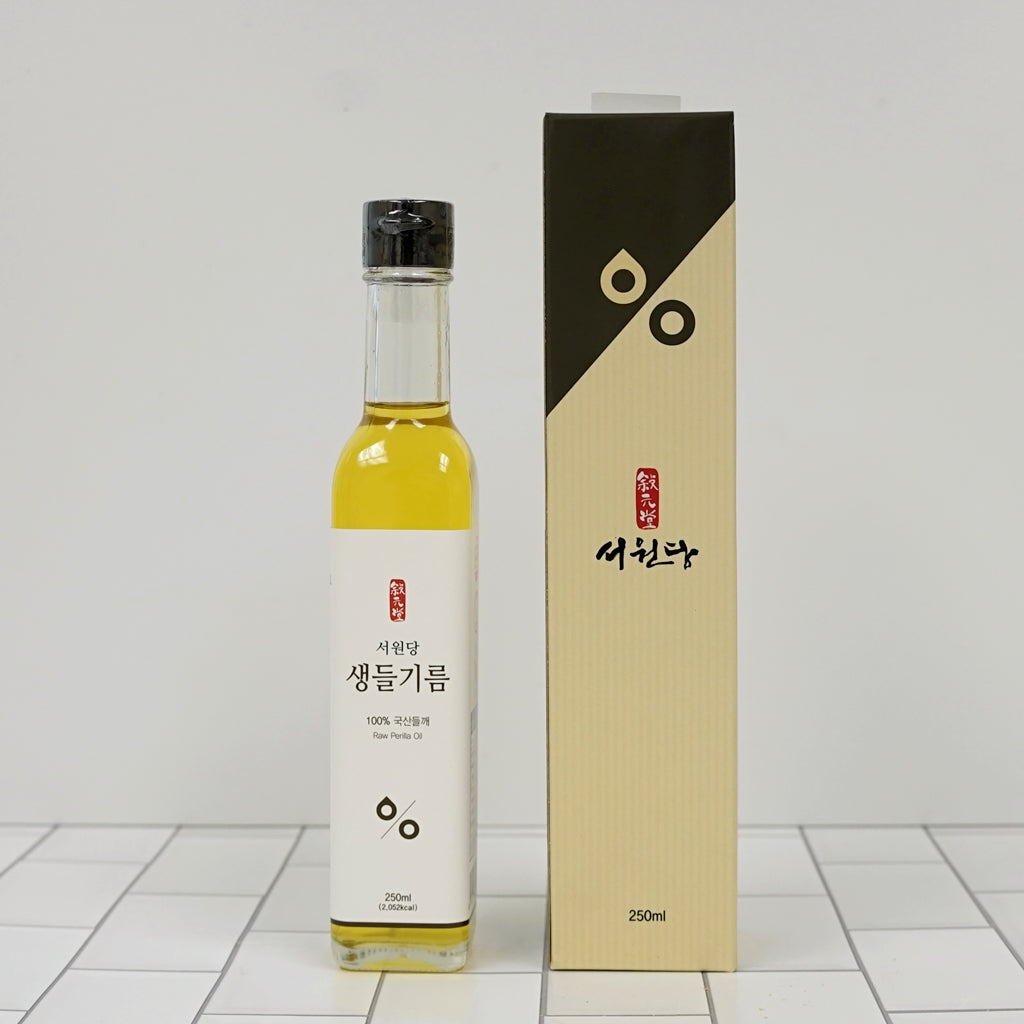 Seowondang - Cold-Pressed Raw Perilla Oil 250ml<br>Expiration Date: December 10, 2026