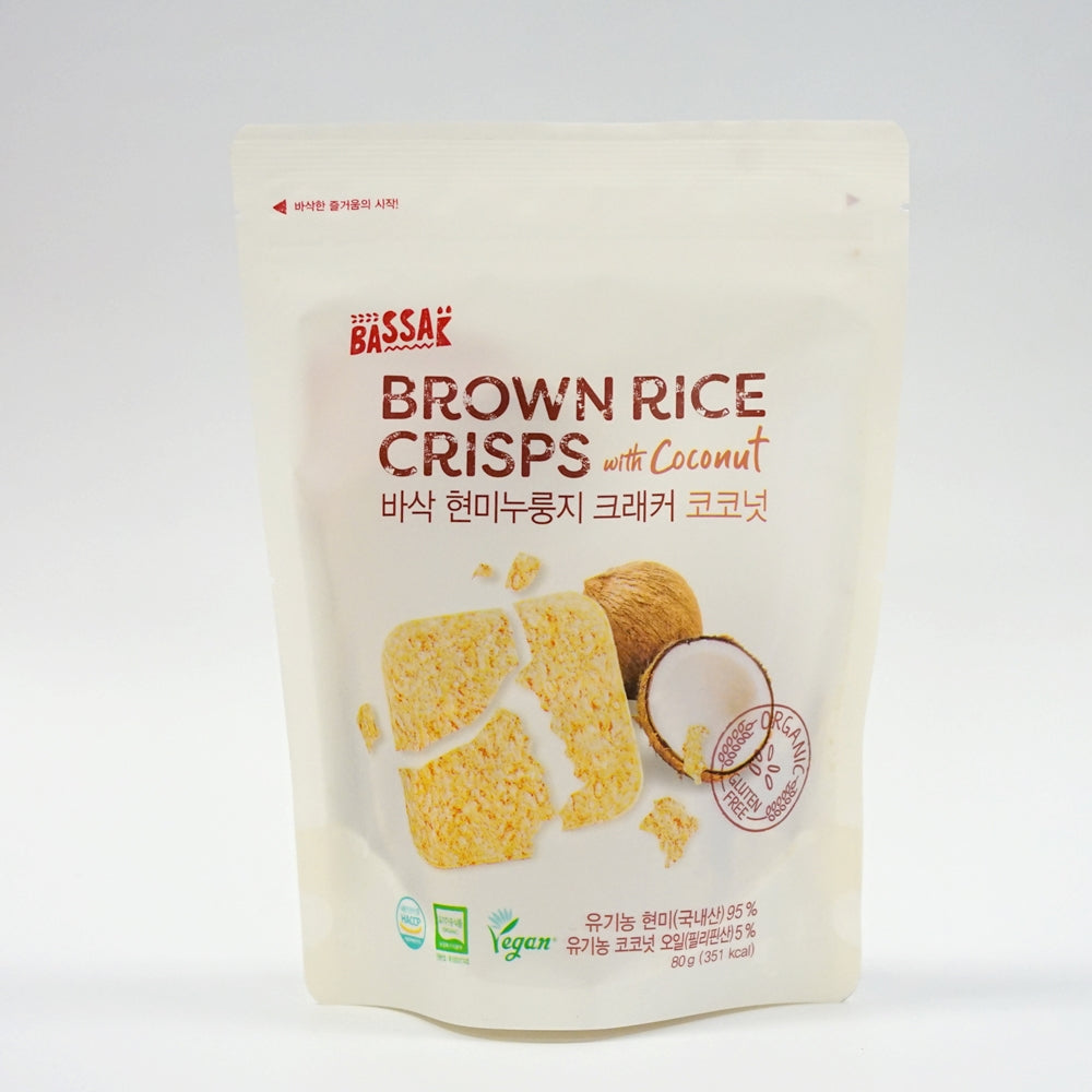 Basak - Organic Brown Rice Crispy Cracker (Choose 1: Kale or Coconut)