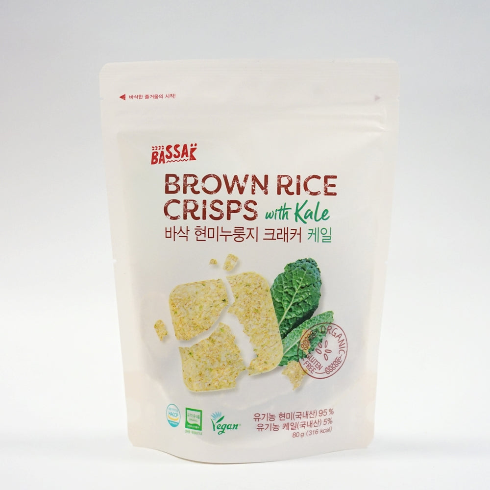 Basak - Organic Brown Rice Crispy Cracker (Choose 1: Kale or Coconut)