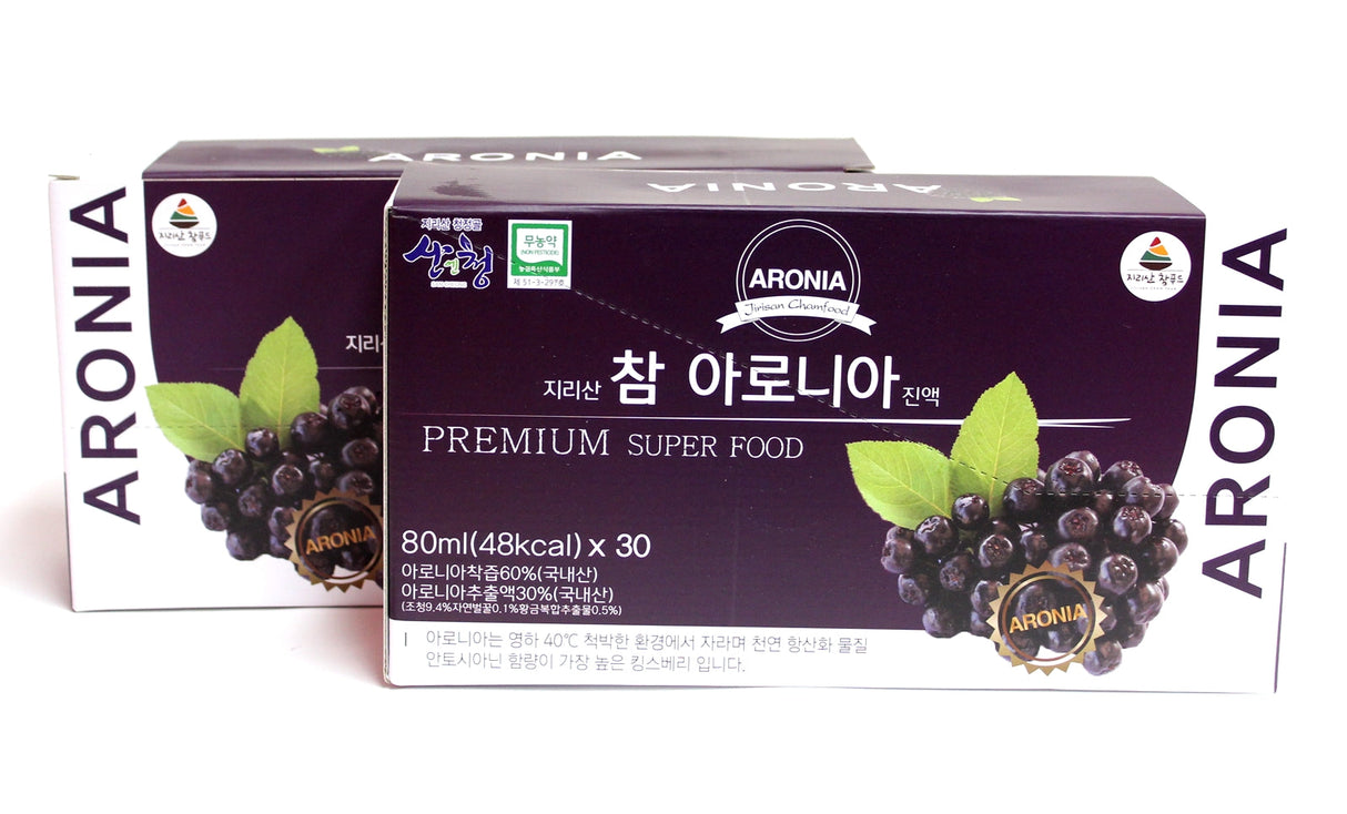 Jirisan Cham Aronia Extract 80ml * 30 packs (Limited to 2 per order)