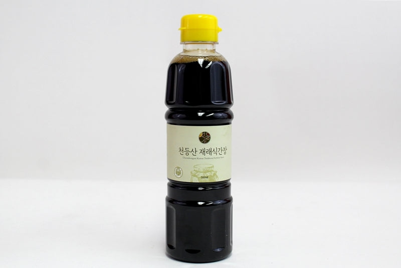 Cheondeungsan Traditional Soy Sauce 500ml (Joseon Soy Sauce, 100% Domestic Soybeans)