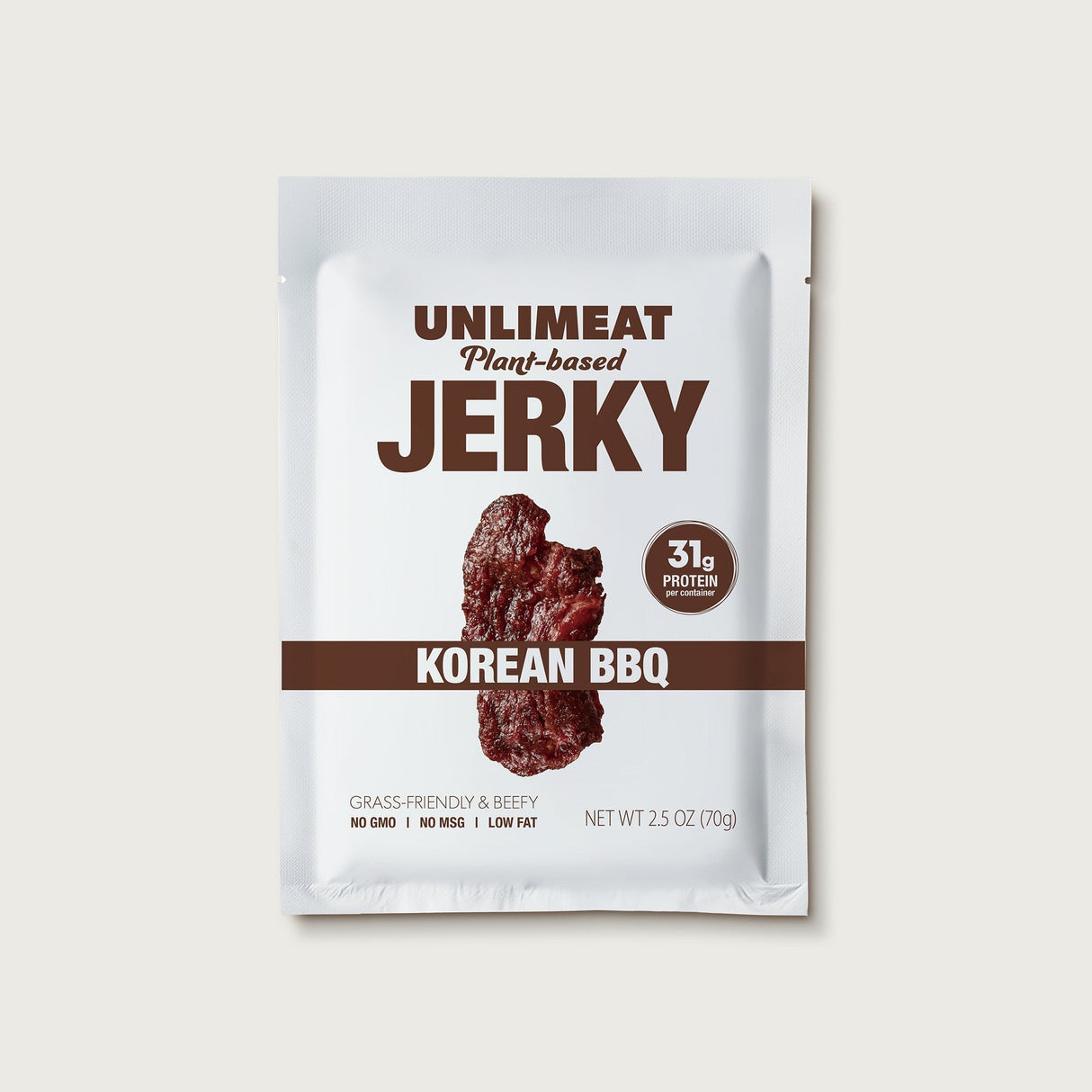 UNLIMEAT - Plant-based Beef Jerky - Korean BBQ