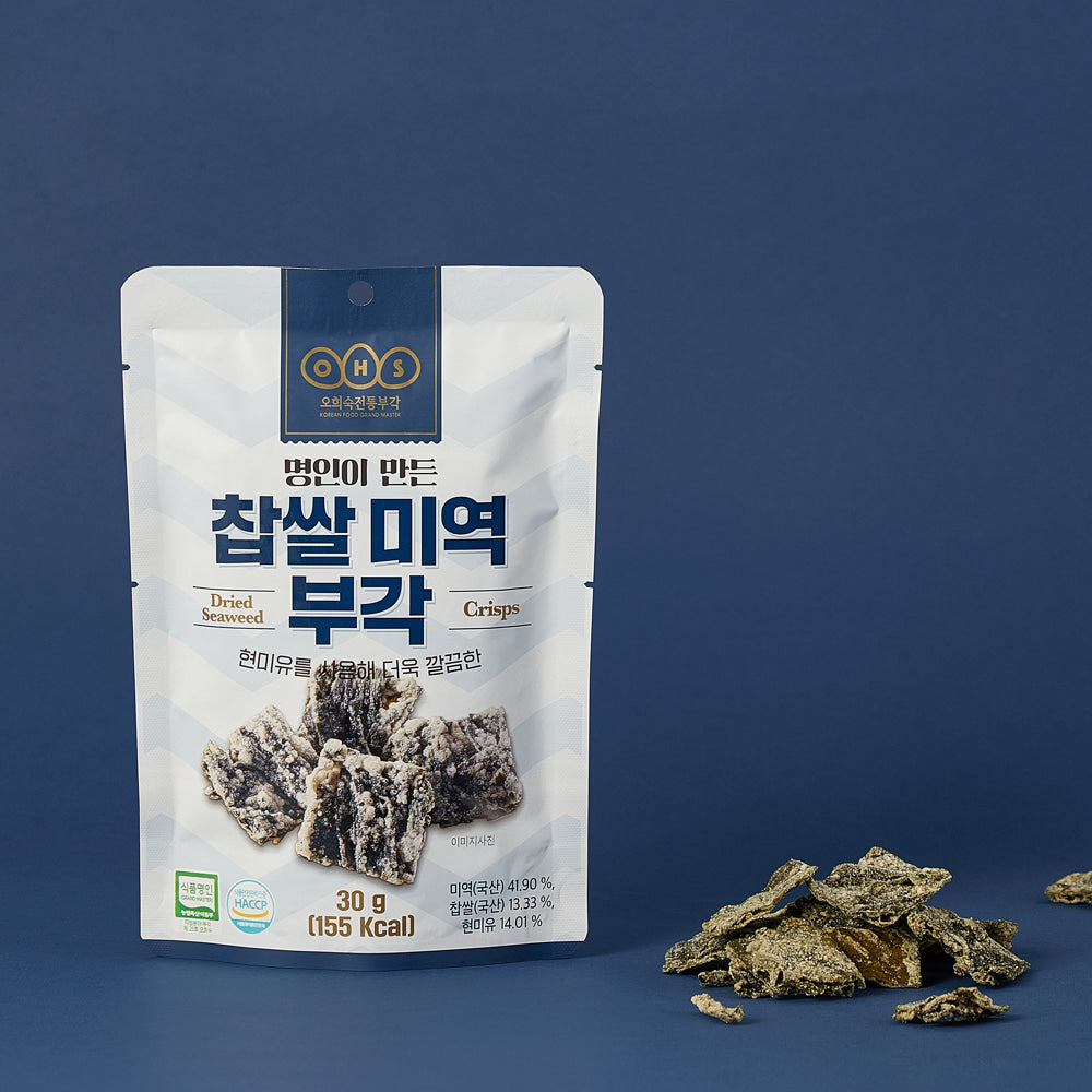 Master Craftsman Glutinous Rice Seaweed Chips 30g x 3 packs