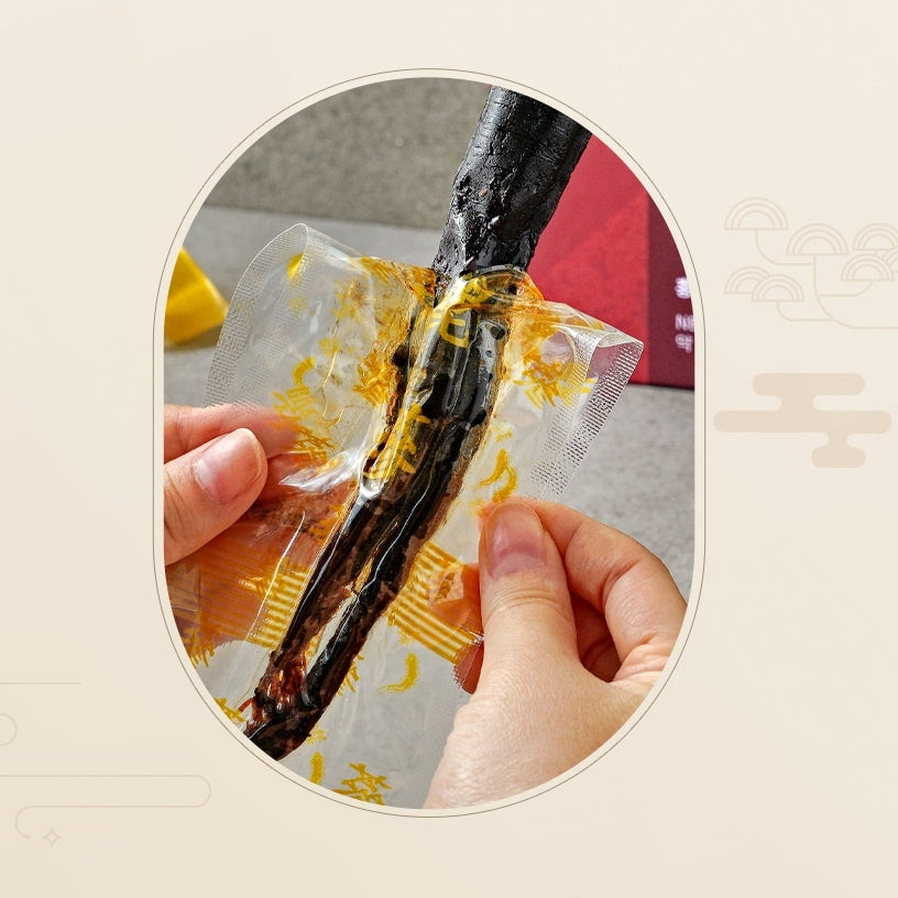 Flower Red Ginseng Large Root Candied Fruit (37.5g * 16 pieces)