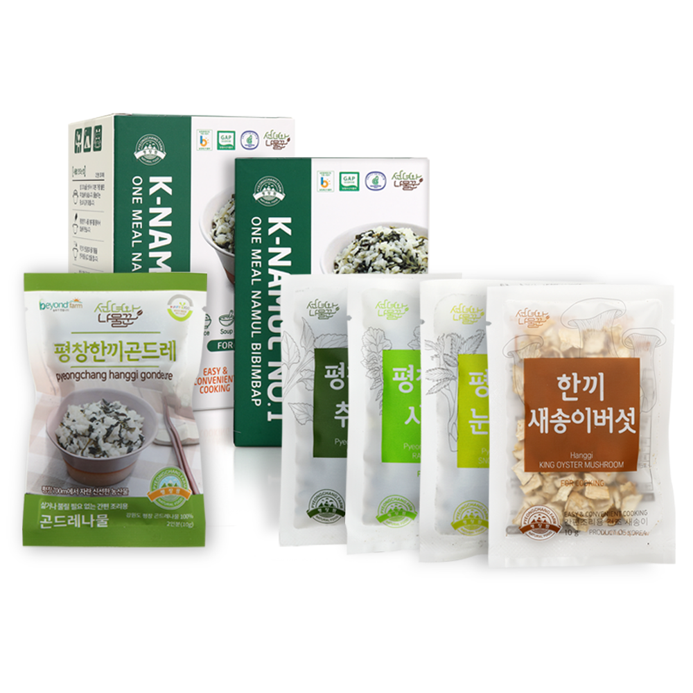 평창팜 - 케이나물 넘버원 (한끼나물 5종 세트)