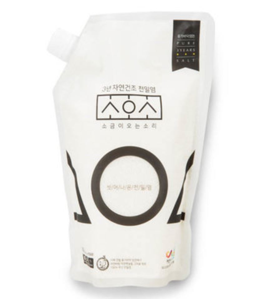Onggi Salt Field Sound of Salt Coming 700g (3-Year Naturally Dried Sun-Dried Salt)