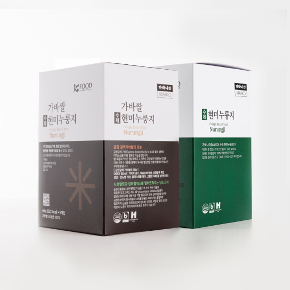 Gabanara Brown Rice Nurungji + GABA Rice Brown Rice Nurungji (60g * 5 packs * 2 boxes) Set
