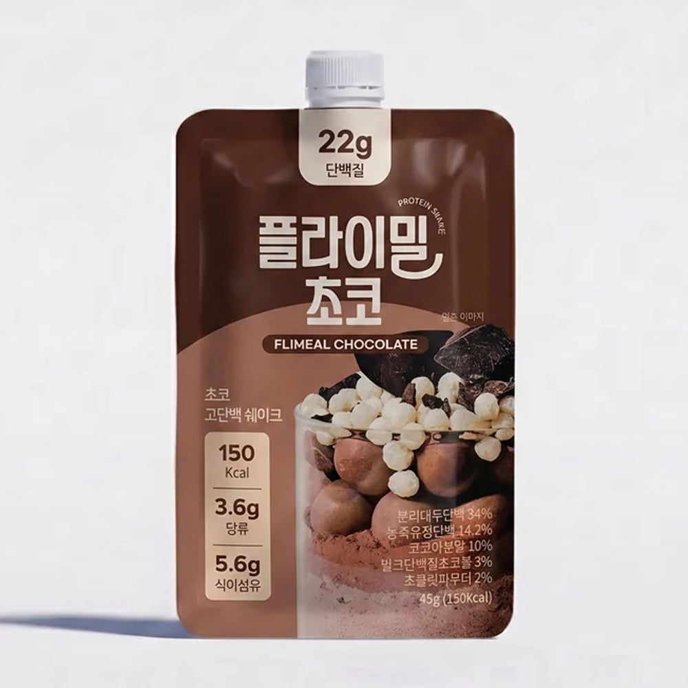 Flymill - Chocolate High Protein Shake 45g (1 packet) Expiration Date: February 23, 2028
