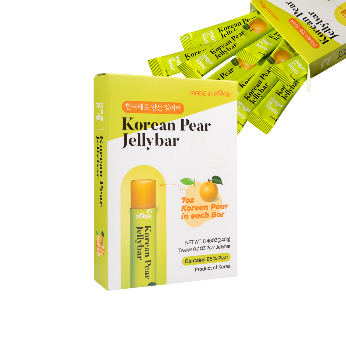 Good Farming Cooperative Pear Jelly Bar (20g x 12 packs)
