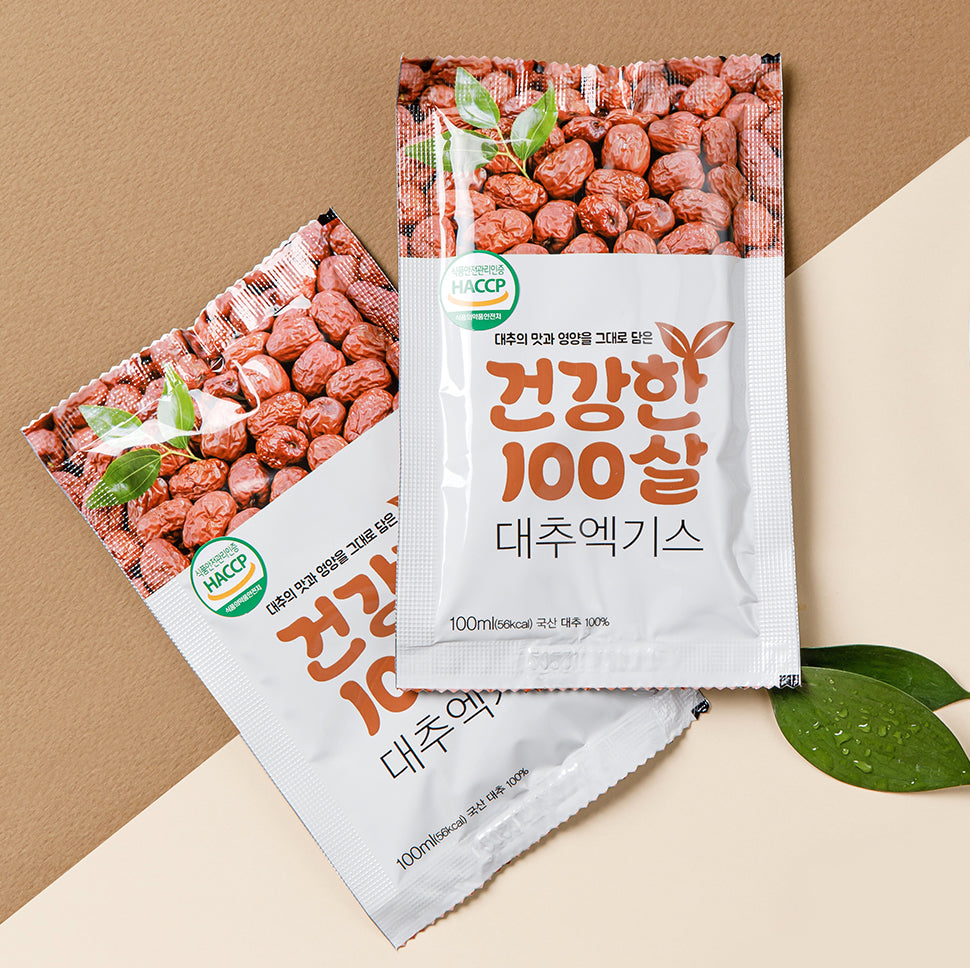 건강한100살 대추 엑기스 (대추음료) 100ml*30포 - 1주문당 2개한정